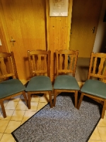 4 Eichenstühle