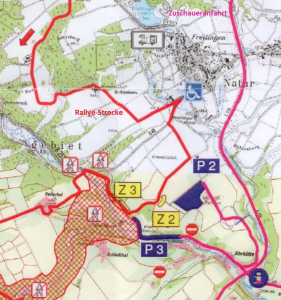 Markierte-Rallyestrecke-in-Freilingen